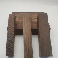 Natural Solid African Wenge Hardwood Square Sticks & Boards Unprocessed Raw Blanks for DIY Hand Carving and Custom Handle Craft 3