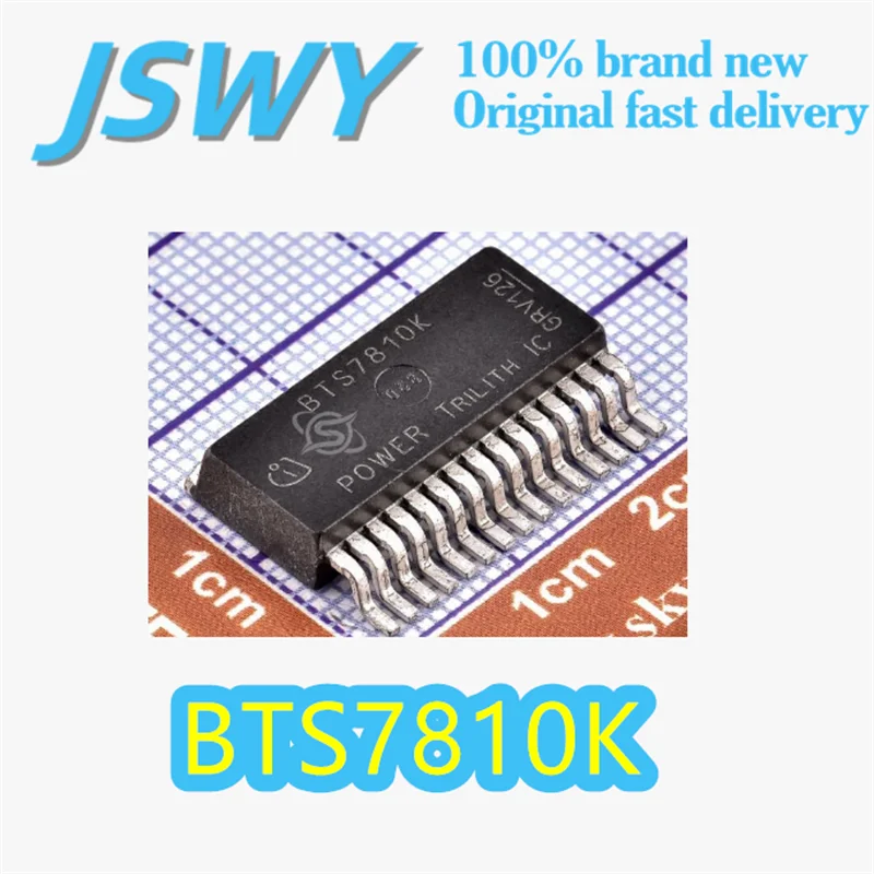 

(2/30 pieces) BTS7810K BTS7810 Original Silk-Screen TO-263-15 Dual-Channel High-Side Switch 16mΩ Automotive-Grade Electronic