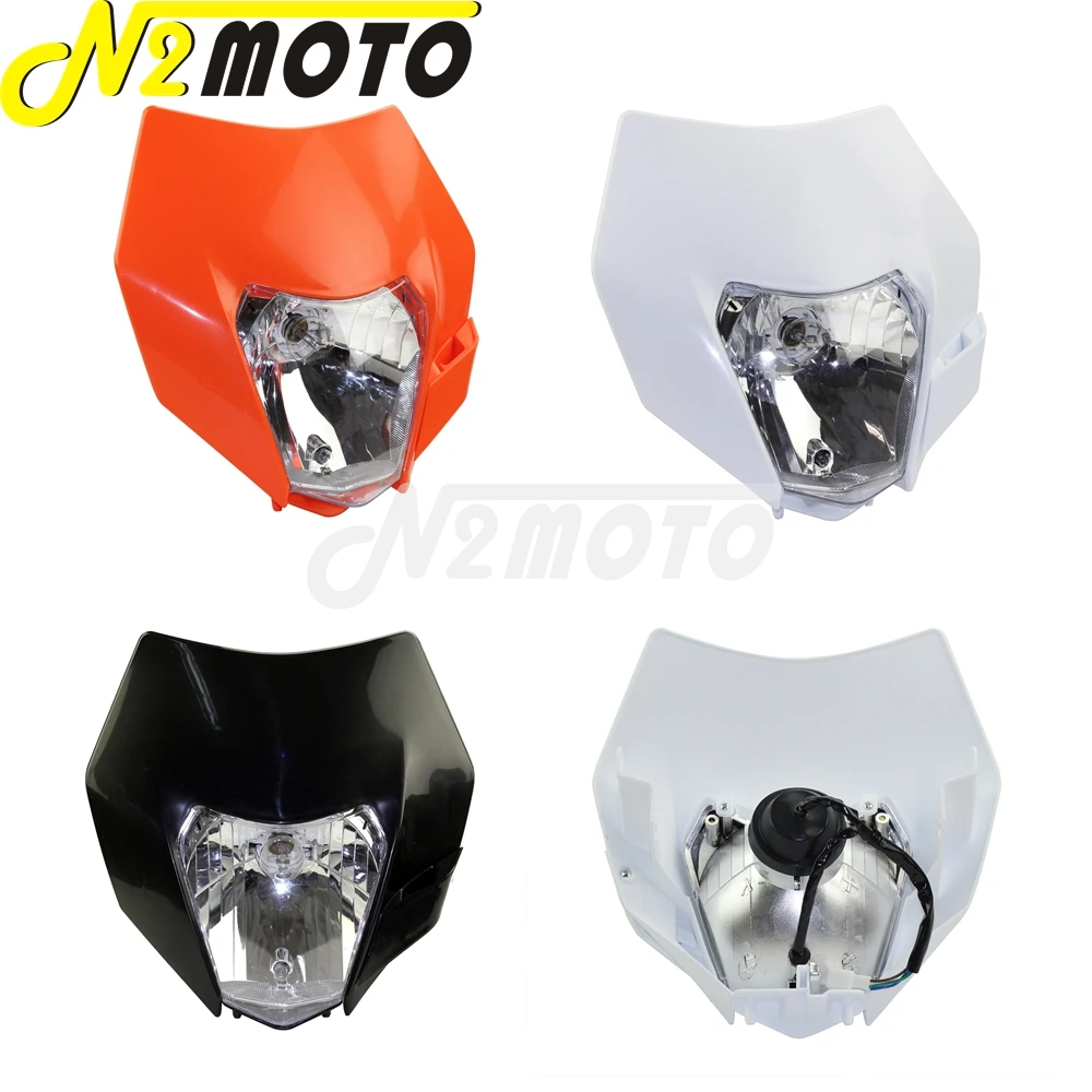 Motocross Headlight Enduro Headlamp Hi Lo Beam Dirt Bike Front Light For KTM SX SXF EXC XC XCF XCW 250 300 450 530 Six Days TPI