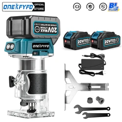5 Speeds Brushless Electric Hand Trimmer Cordless Wood Router Woodworking Engraving Milling Cutter for Makita 18V Battery