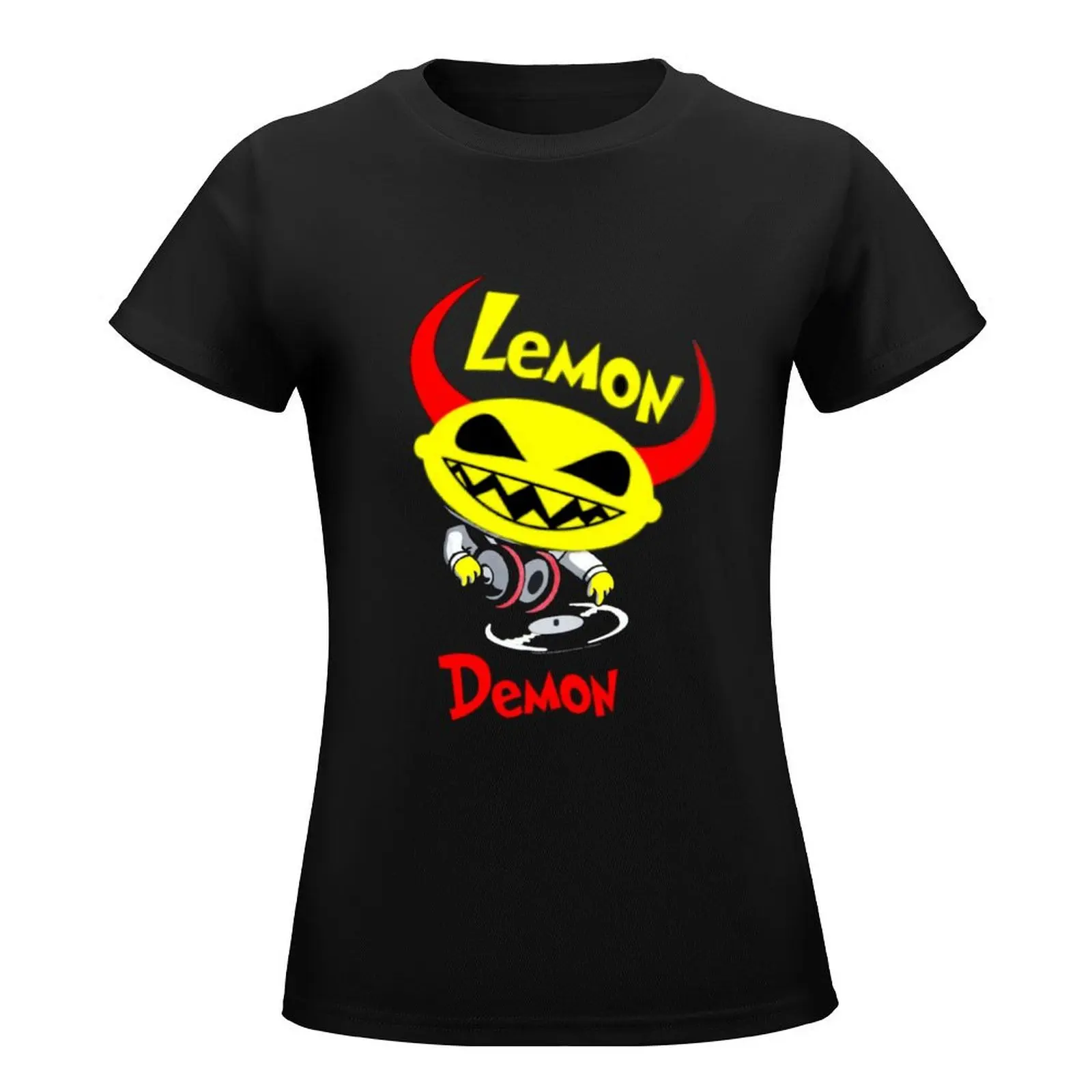 LEMON DEMON DJ T-Shirt cute clothes graphics vintage clothes Women t-shirts