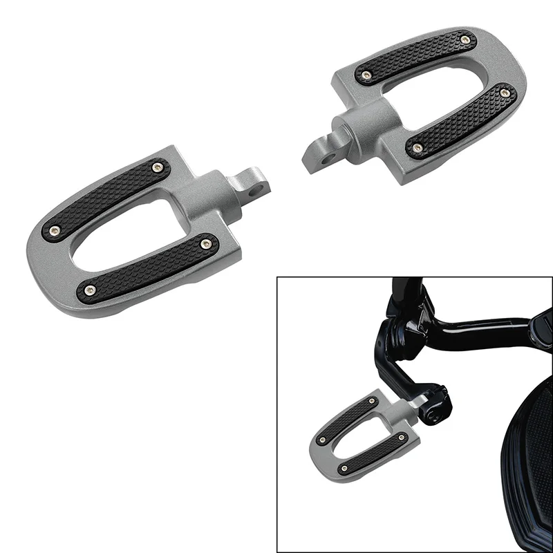 Foot Pegs Footrests Male Mount For Harley Touring Dyna Softail Sportster 883 Road Street Glide Fat Bob FXDF