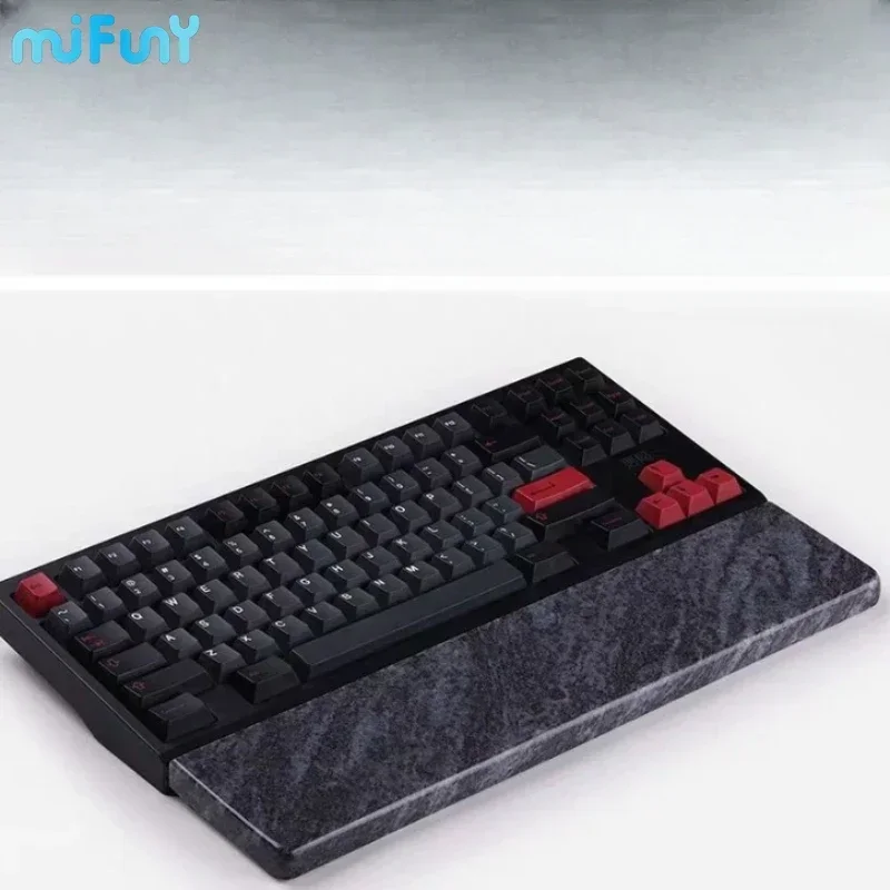 Imagem -05 - Mifuny-resto de Mão de Mármore para Teclado Mecânico Descanso de Pulso Feito à Mão Personalizado Descanso de Palma Ergonômico Escritório Jogos