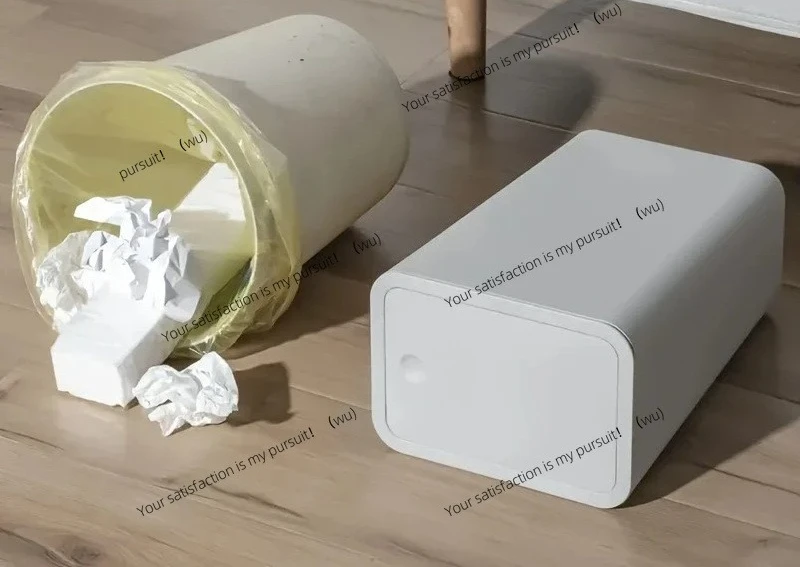 for Narrow Seams, Brand New PP Material 2Pcs/1Pc Square Large Trash Bin with Lid, Space-Saving Design