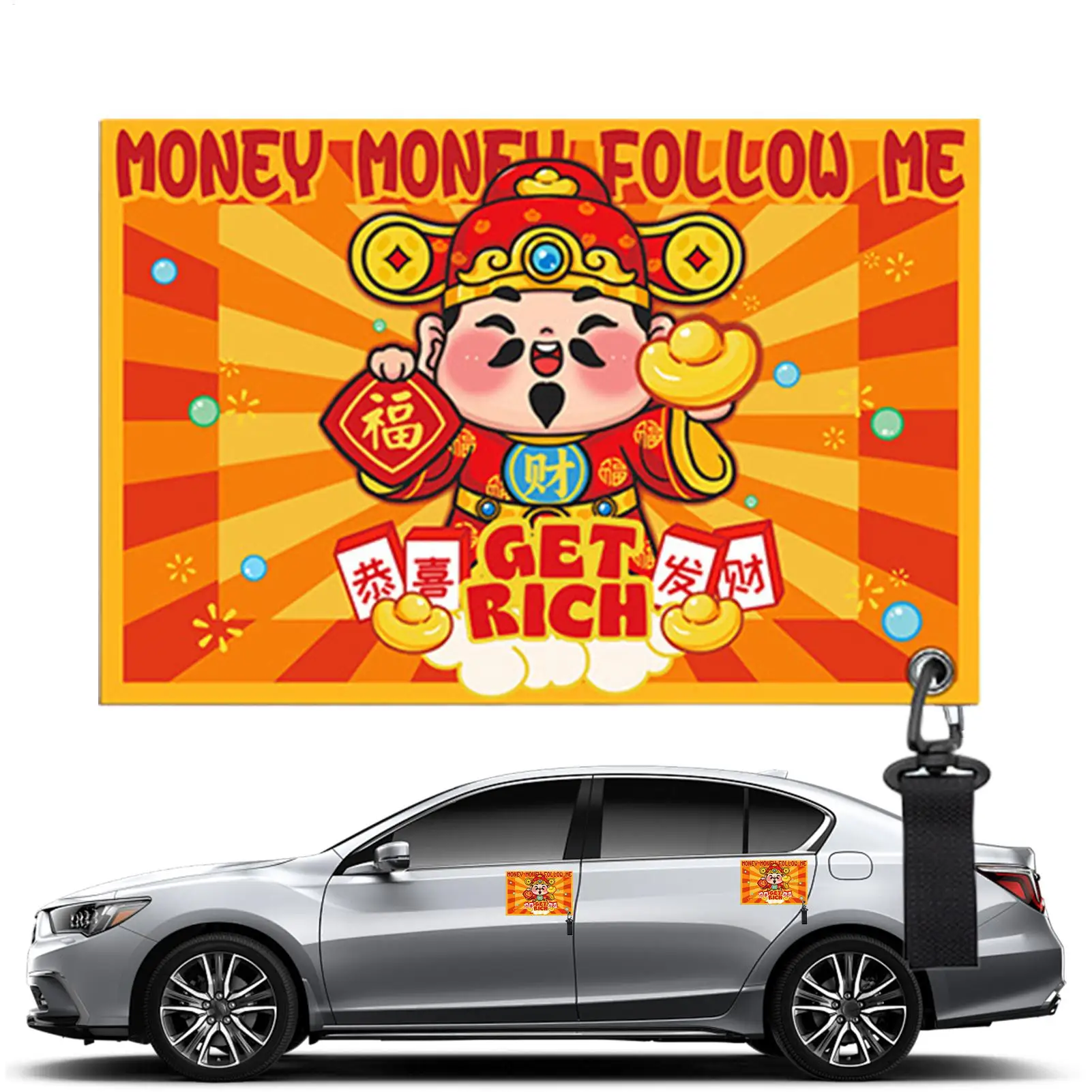 

Car Door Handle Protector Magnetic Anti-Freeze Sticker Car Door Handles Freezing Guard for Winter Outdoor Parking Truck SUV