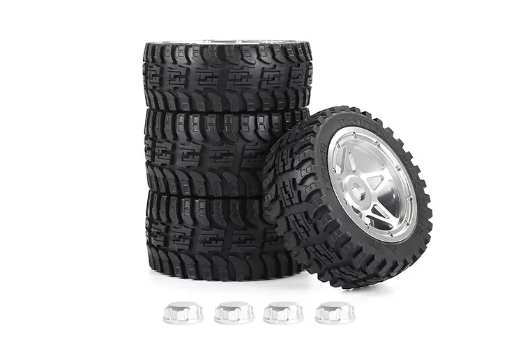 Zestaw pięcioramiennej piasty koła z aluminium CNC z oponami terenowymi do 1/5 ROFUN HPI BAJA 5B