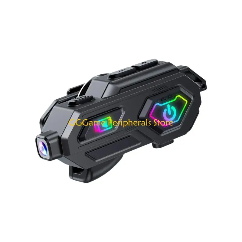 U55B หมวกกันน็อคมอเตอร์ไซค์ กล้อง 1080P เครื่องบันทึกวิดีโอ การตัดเสียงรบกวน เปิดใช้งาน WiFi