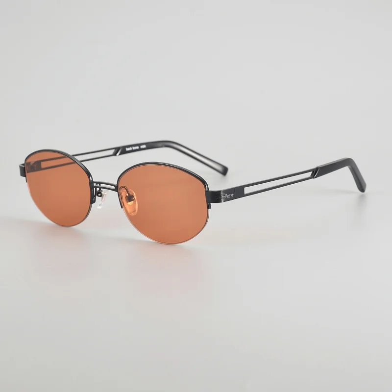 

Half-frame Sunglasses for Men and Women Oval Natural Look Magic Sun Glasses