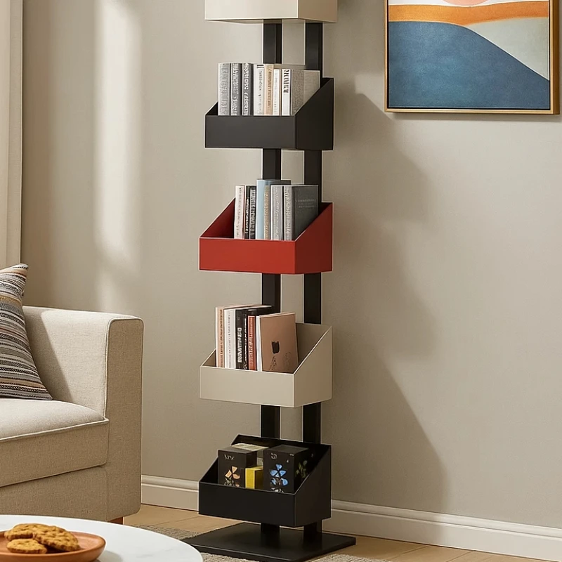 

Corner Multi Tier Standing Bookcase Storage Shelf Living Room Kids Display Rack Book Shelf Furniture