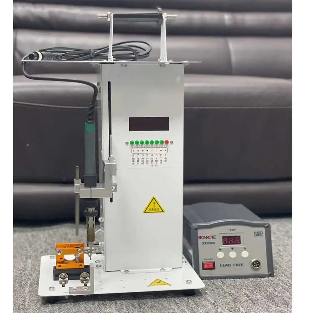 Intelligent Semi-Automatic Soldering Machine Foot-Operated Electric Ferrochrome Soldering Station USB Air Plug-In Lamp