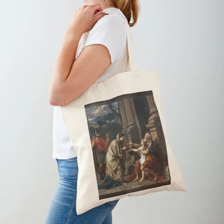 Belisarius by Jacques Louis David Tote Bag shopping cart bags Women bags shopping bag