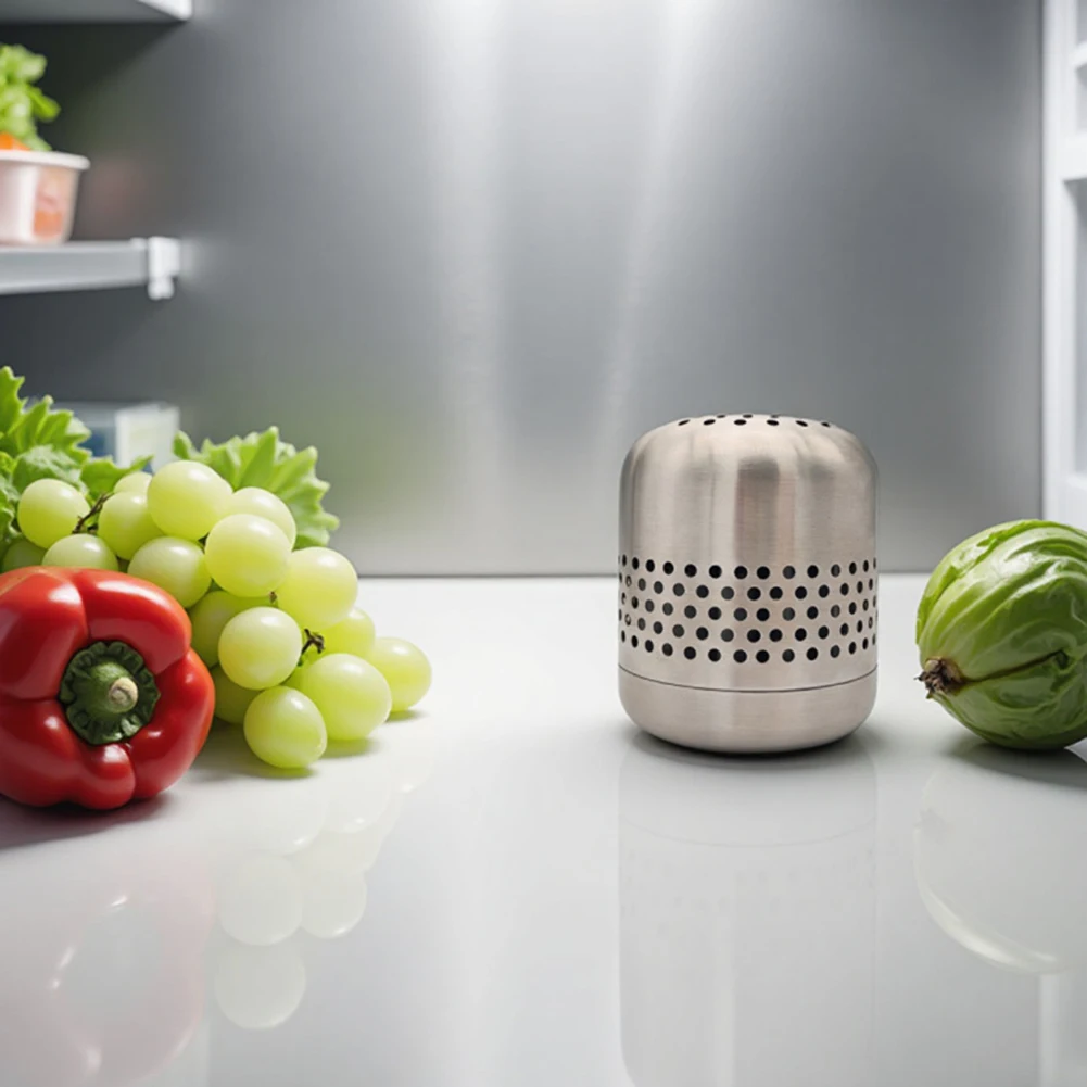 Refrigerator Deodorizer Airs Freshener Box 24-Hour Odor Neutralization Smell Absorber Extends Food Freshness Prevents Taint
