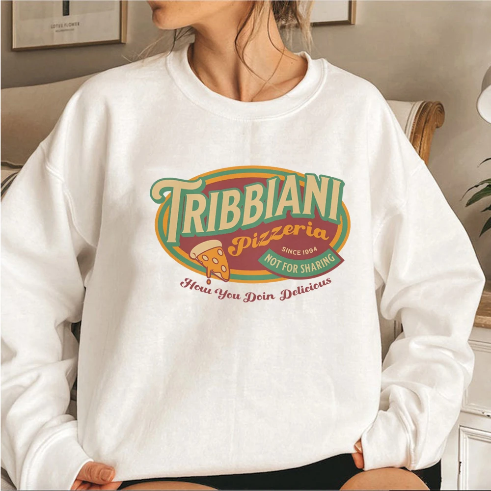 Friends Sweatshirt Tribbiani Shirt Joey Friends Crewneck Sweatshirt Pizza Pullover Women Sweatshirts TV Show Friends Inspired