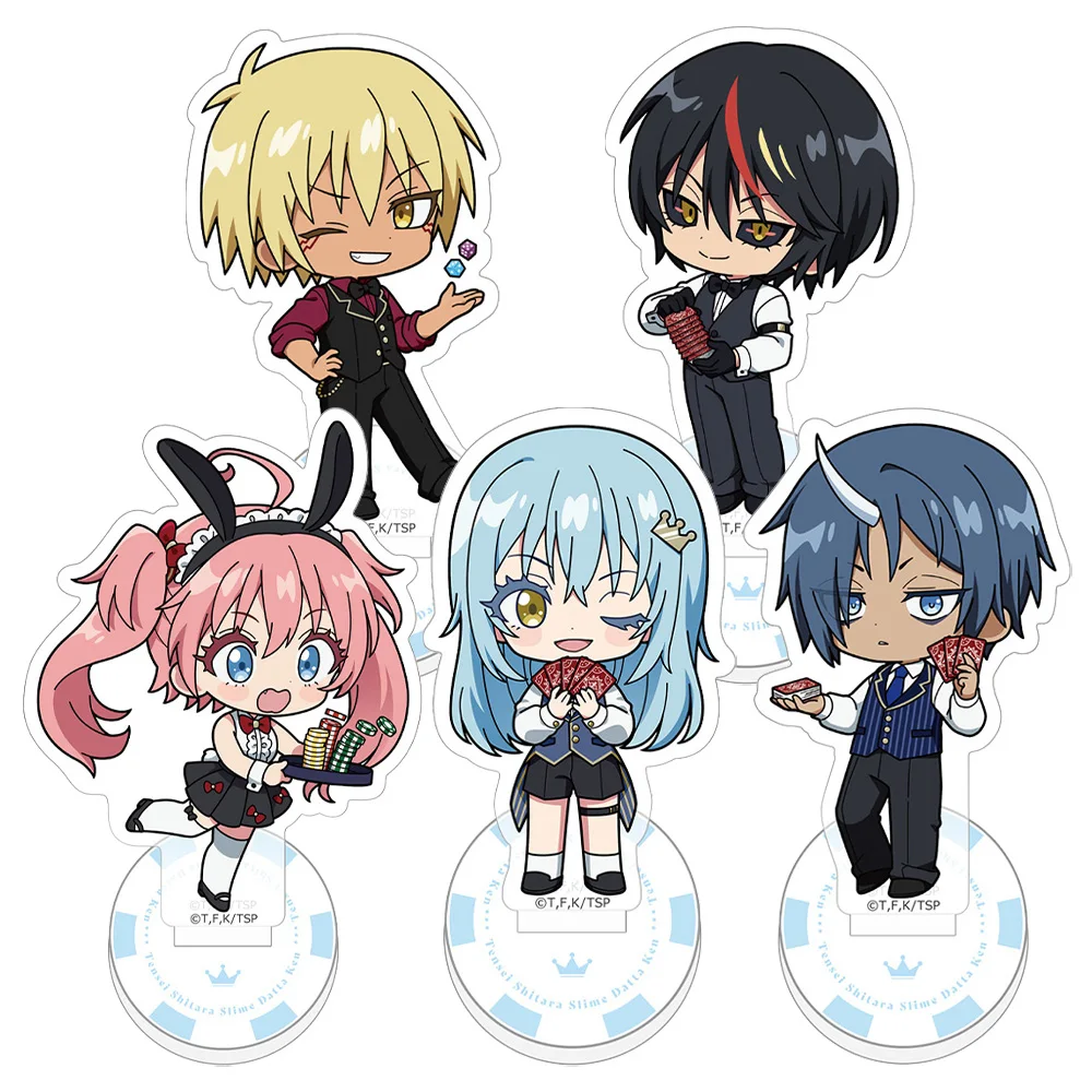 That Time I Got Reincarnated as a Slime Rimuru Veldora Benimaru Soei Milim Diablo Guy Luminus HD Acrylic Stand Desktop Decor