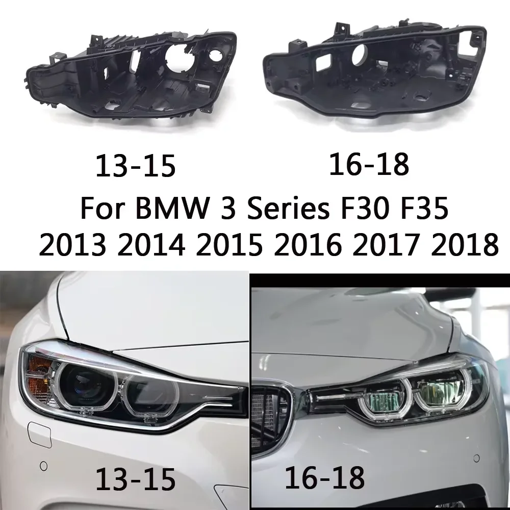 

Base Headlight Base for Bmw 3 Series F30 F35 2013 2014 2015 2016 2017 2018 Headlamp House Car Rear Base Headlight Back House
