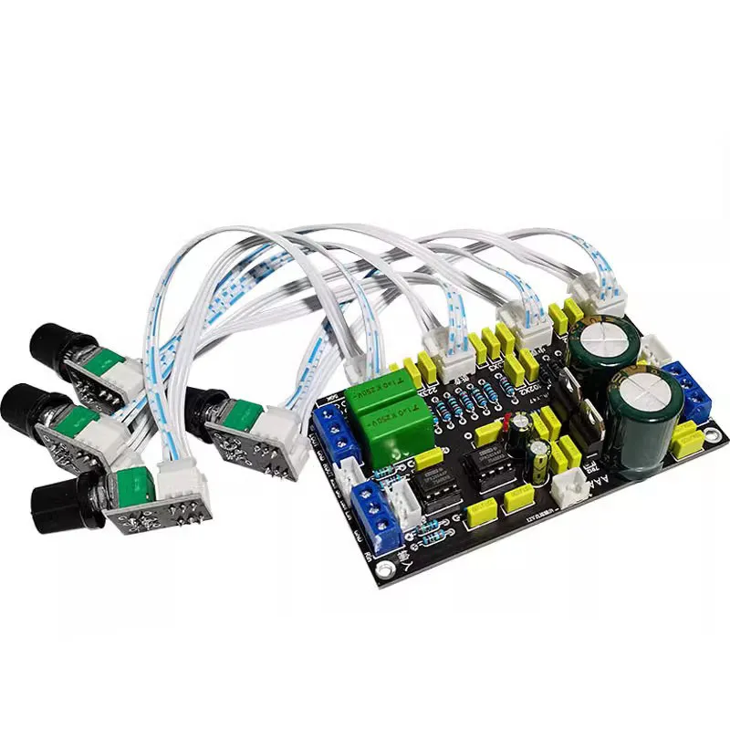 Tone Board for OPA2604, HIFI 2.0 Dual Channel Op-Amp Replaceable Preamplifier Module for Audio Amplifier