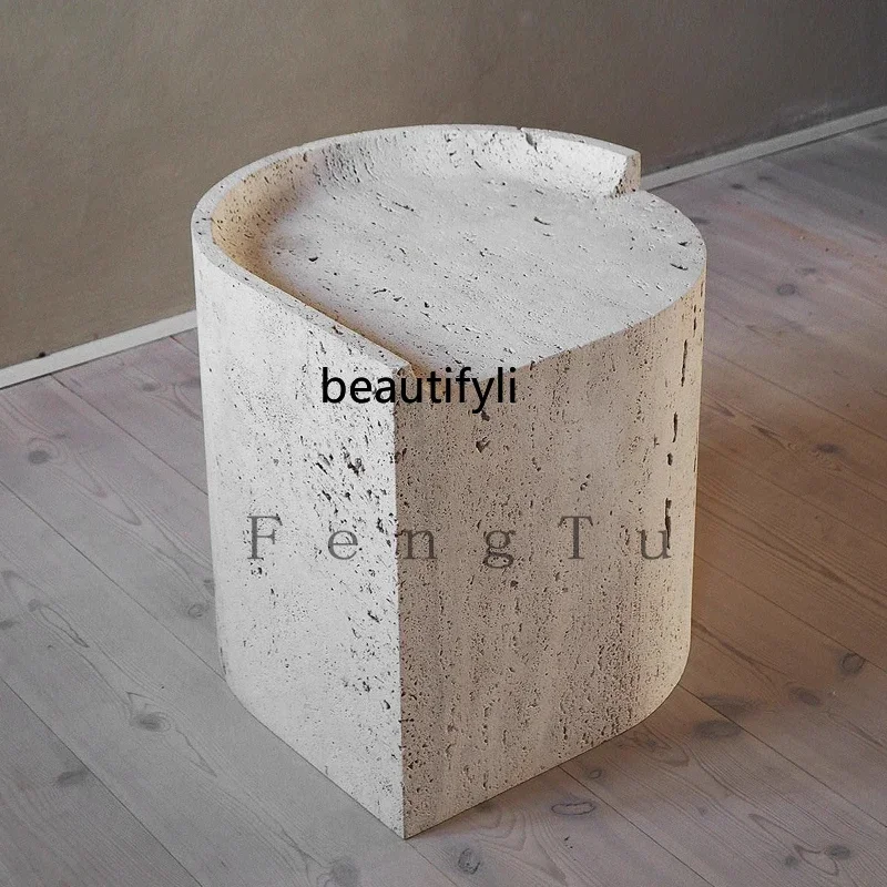 Wabi-sabi wind, special-shaped natural Roman cave stone designer creativity, light luxury art ornament