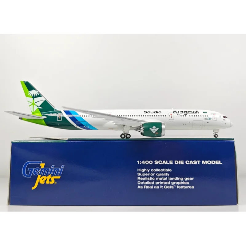 GeminiJets 1/400 スケール サウジアラビア航空 B787-9 HZ-ARB ダイキャスト合金航空機モデル コレクタブル装飾品