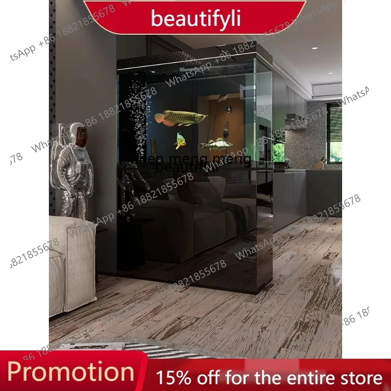 

X New New glass tank large, intelligent ecological landscaping full set of cabinets integrated aquarium 4109