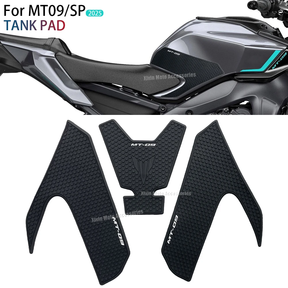 New Motorcycle Accesorios Fuel Tank Sticker Decal Grip Pad Tank Pad Knee Pads For Yamaha MT-09 MT09 SP 2024 2025