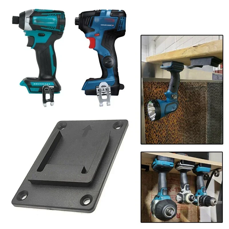 Держатель для станка, стеллаж для хранения аккумуляторов Makita/Bosch/Dewalt/Milwaukee 14,4 в 18 в, настенный кронштейн для инструментов, крепежные