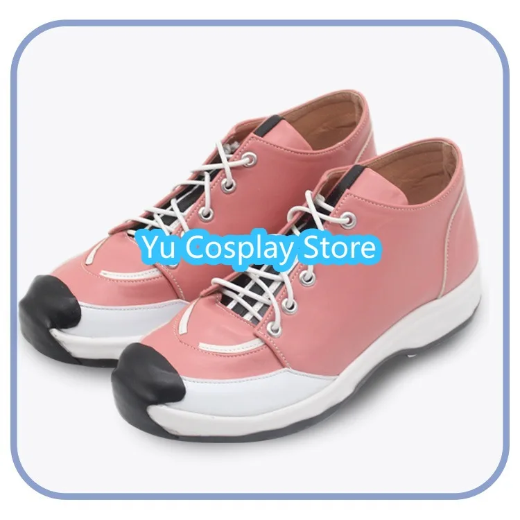 Game  AZUSAWA KOHANE Cosplay Shoes Vivid BAD SQUAD Cosplay Props PU Leather Shoes Halloween Carnival Boots Custom Made