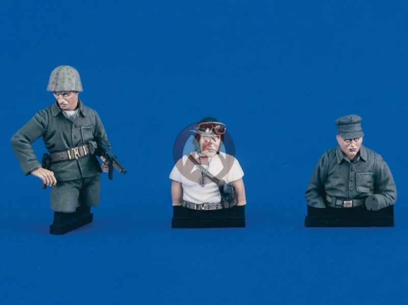 

Масштаб 1/35, литая под давлением фигурка из смолы, комплект модели, американский морской танк из Второй мировой войны, 3 фигурки, половина тела, в разобранном виде и неокрашенная