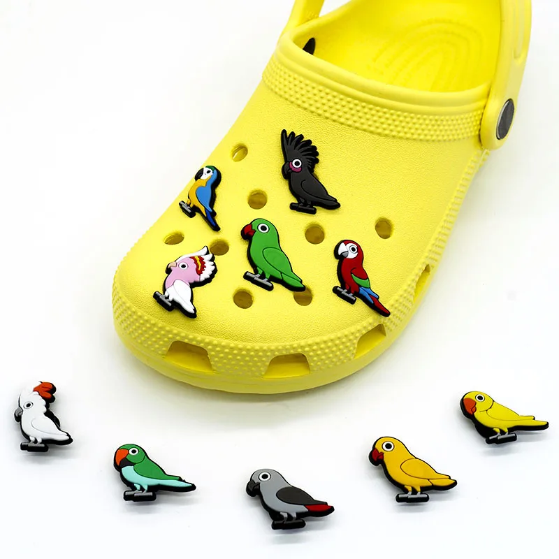 Little Bird Cartoon Hole Shoe Buckle, Pulseira Acessórios, Decorações Fit, Charme, Presente Do Partido, Bonito, 1-11Pcs