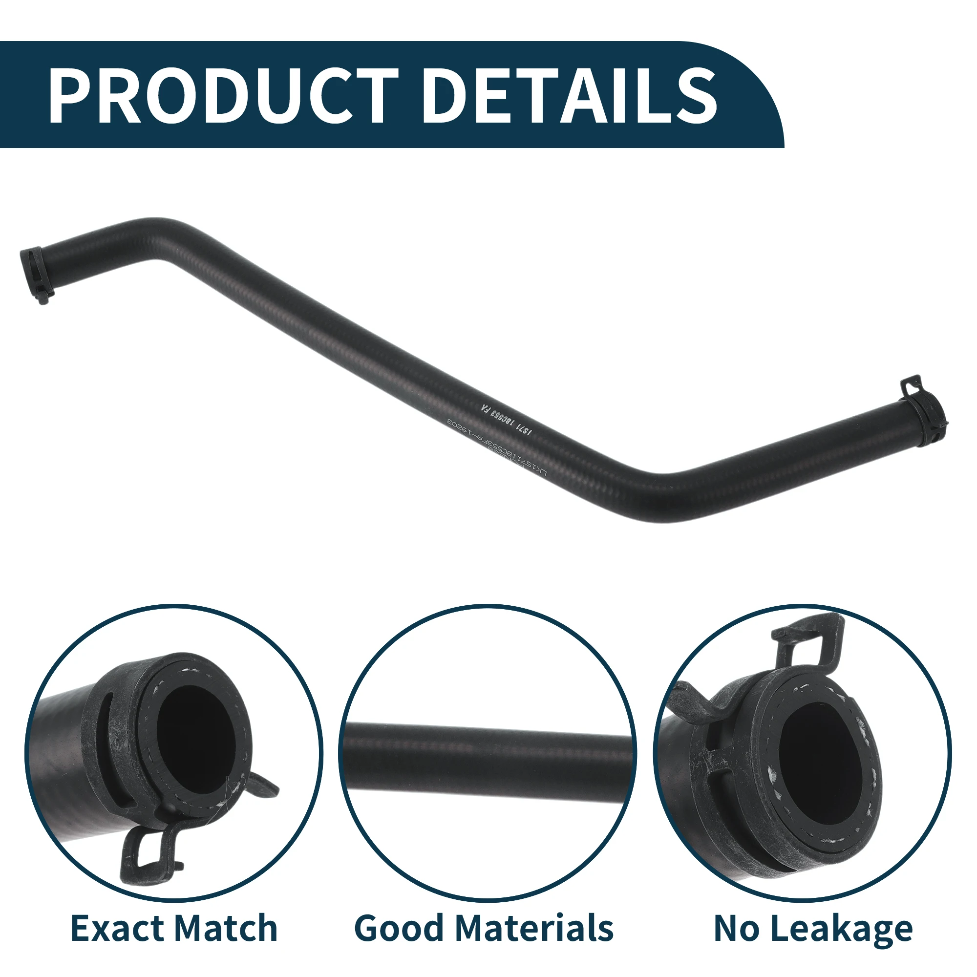 

UXCELL Шланг радиатора Шланг отопителя Выпускной шланг радиатора No LK1S7118C553FA для Ford Mondeo 04-07 Резиновая впускная труба теплого воздуха