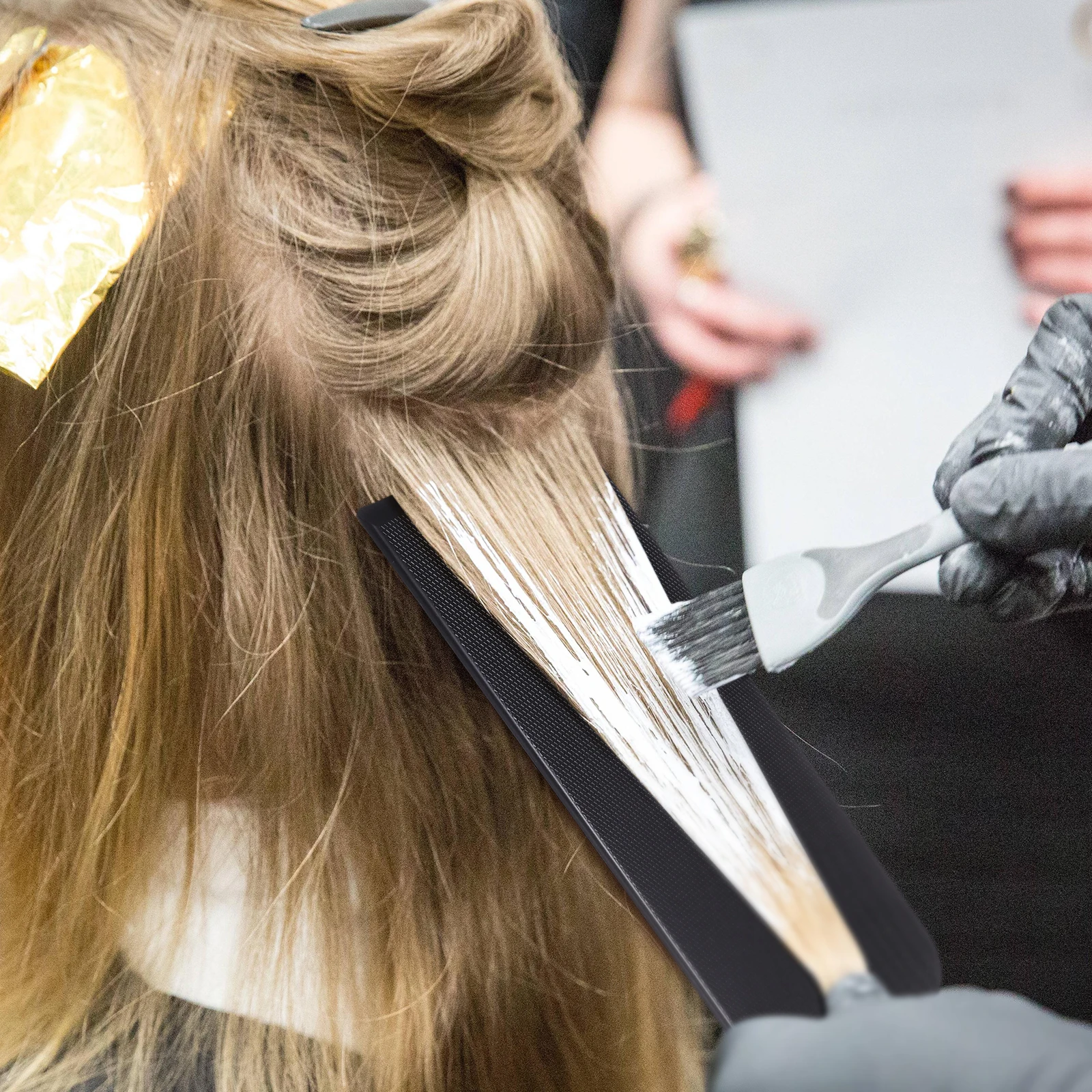 

1Pcs Hair Dyeing Plate Premium ABS Nonslip Mesh Texture Professional Salon Home Use DIY Hair Color Applicator Tool