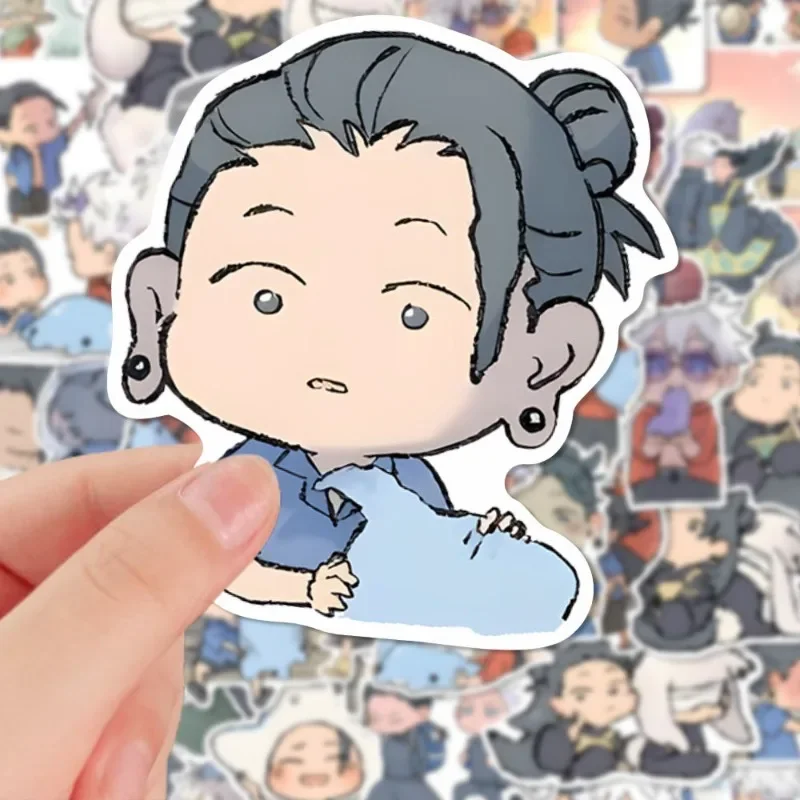 Gojo Satoru Sticker Anime su geçirmez etiket sevimli kırtasiye Kujo Jotaro çocuk okul malzemeleri Getou Suguru zhoushuhuizhan