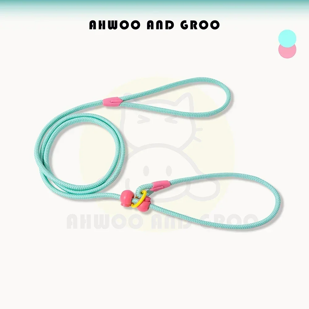 150 cm rundes Trainingseil für Hunde, leichtes Nylon-P-Kettenhalsband, verstellbar für kleine und mittelgroße Hunde, Gehleine, Heimtierbedarf – Detail 16