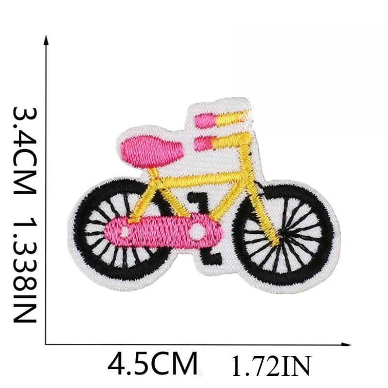 Small Animal Clothes Decoration Cartoon Mixed Embroidery Cloth Sticker Cucumber Embroidery Label Mini Flower