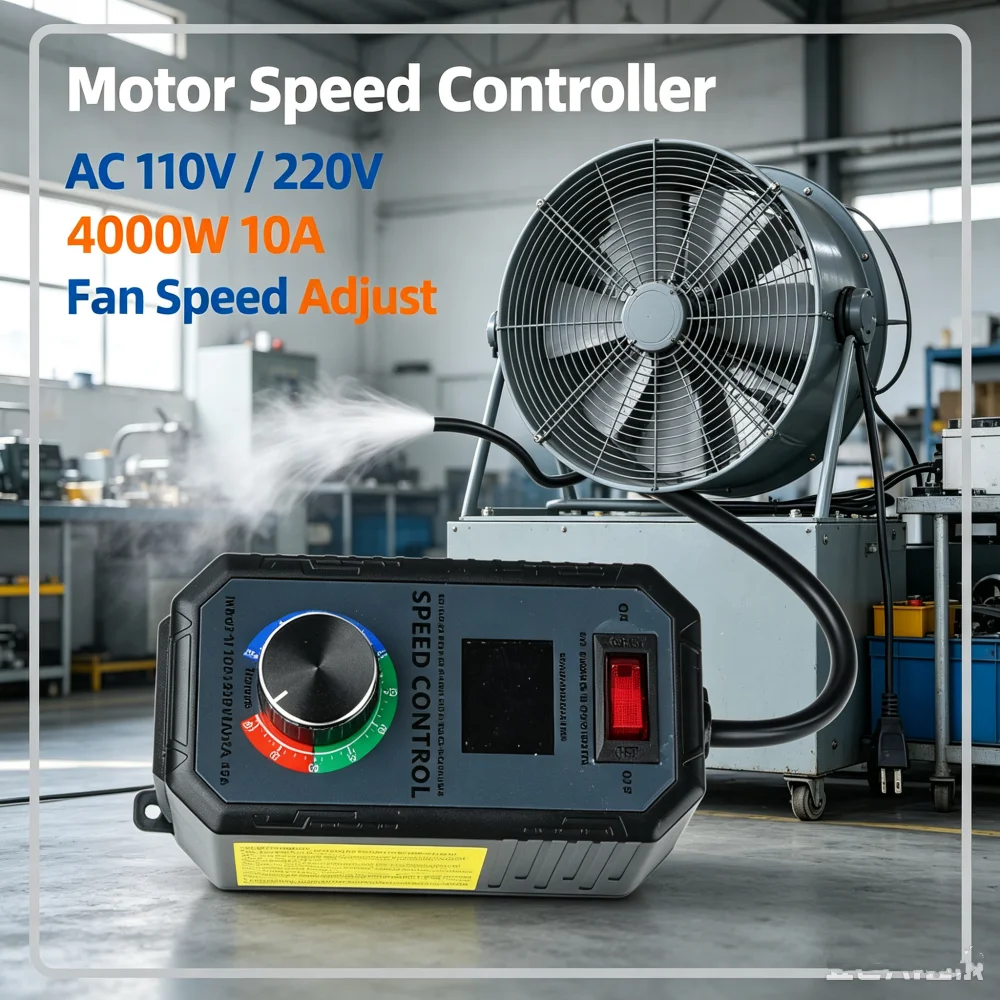 Ac 220v 110v Eu Us 4000w High-power Motor Speed Regulator Module 10a 15a Fan Speed Controller Angle Grinder Speed Control