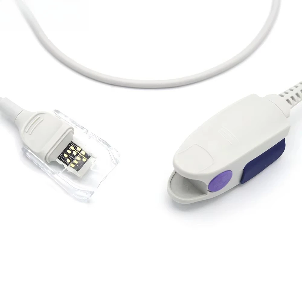 Compatible with Masims RD SET DCI 4050 4051 Adult Clip-on Reusable Oxygen Saturation Sensor 1.0m