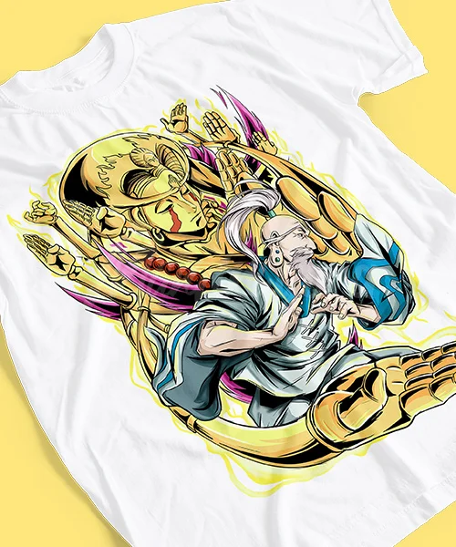 T-Shirt UNISEX HUNTER × HUNTER ISAAC NETERO RENOVADO