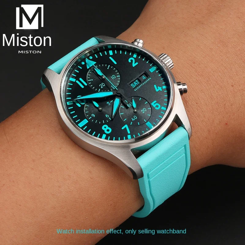 Iwc-ラバーストラップ,20mm, 21mm, 22mm - AliExpress 1511