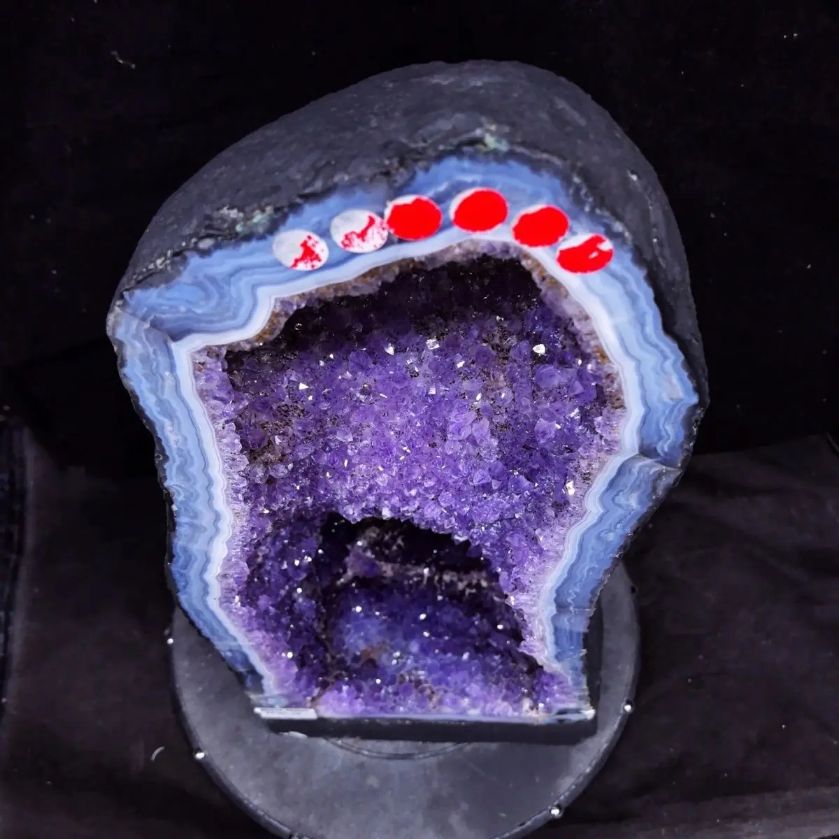 Boutique super amethyst cave large ornament natural rough stone collection