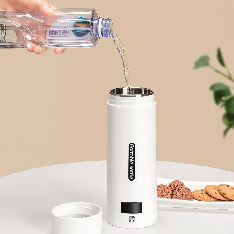 インテリジェントなボイル付きポータブル電気ケトル,デジタルディスプレイ付き500 V,220 ml