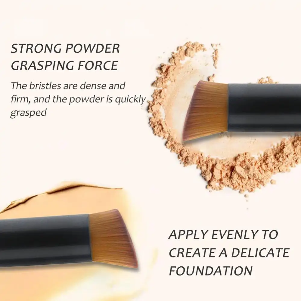 Grundierung bürste schräg Concealer flach schräg Kopf Gesichts bürste BB Creme Basis Single Face Make-up Pinsel Werkzeuge Schönheits kosmetik