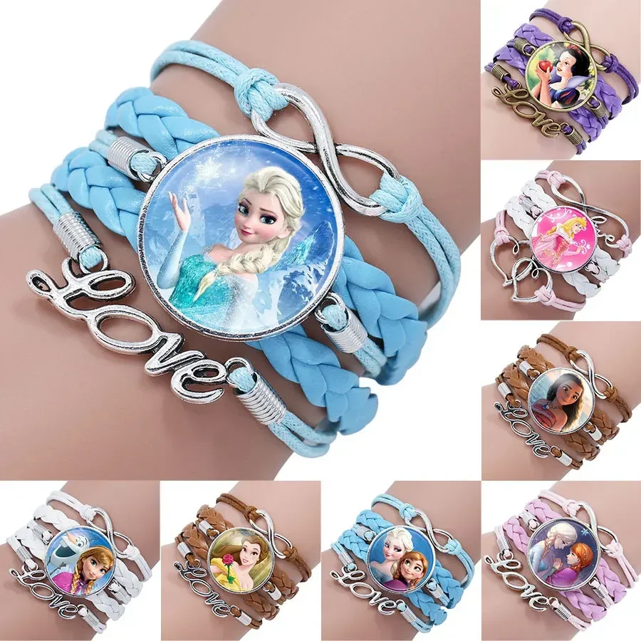 Neue Anime Disney gefroren 2 Elsa Anna Prinzessin Cartoon Armband Action figur Spielzeug schöne Armband Mädchen Geschenk Weihnachts geschenke Spielzeug