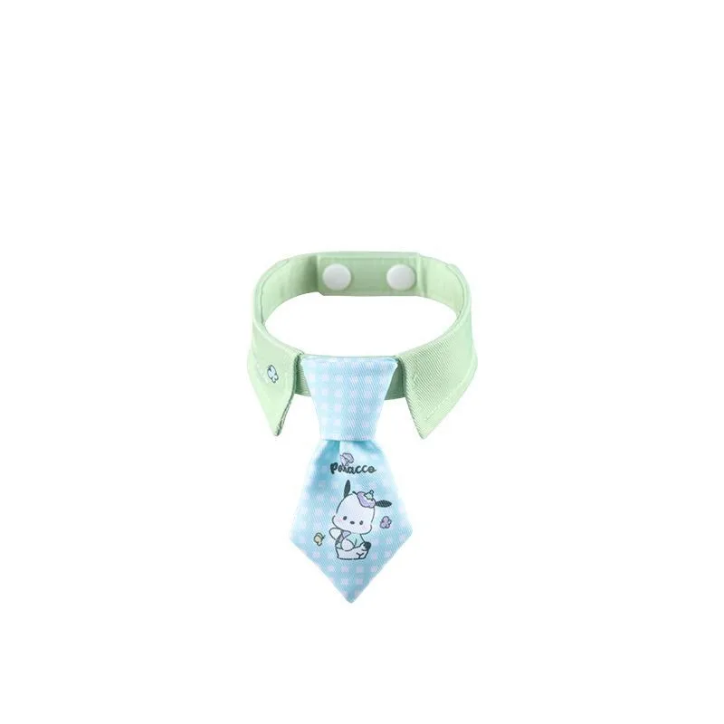 

PomPomPurin Pochacco Anime Kawaii Sanrio Lovely Doll Pet Bow Tie Collar Cute Cartoon Neck Collar Decoration Gifts Toys