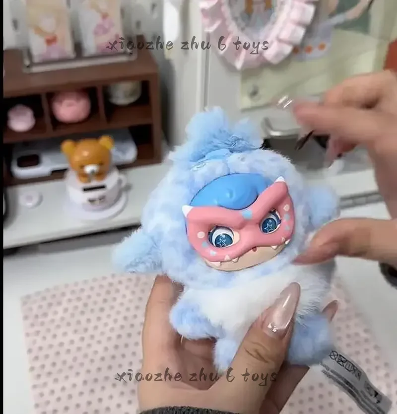 

Toptoy Mochi Little Monster Series Plush Pendant Blind Box with Detachable Magnetic Mask - Bag Hanging Ornament Trendy Gift for