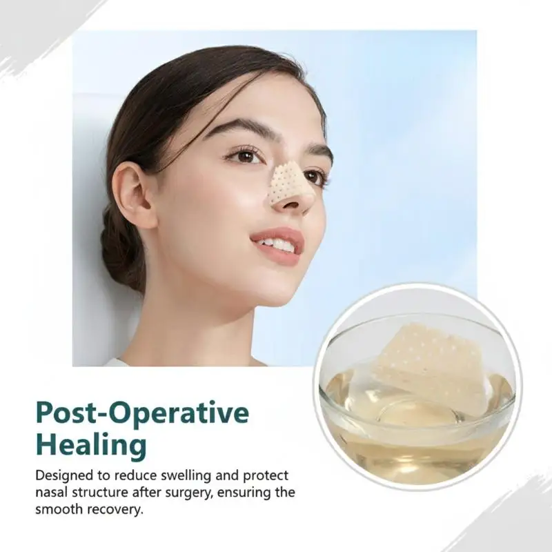 Nasal Splint Thermoplastic Postoperative 1pc Nose Shield for Medical Recovery and Impact Protection