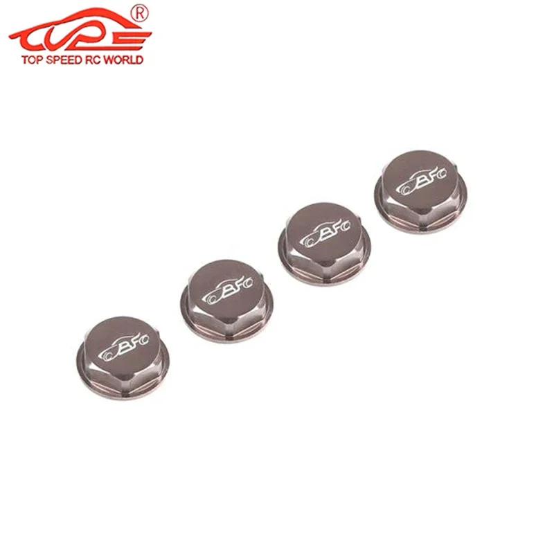 Aluminum Wheel Nut Fit for 1/5 Scale Rc Car Gas HPI ROFUN BAHA ROVAN Kingmotor BAJA 5B 5T 5SC Upgrade Parts