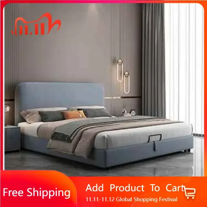 

Castle Marriage Bed Minimalist Aesthetic Storage Bedroom Bed Modern King Size Japanese Muebles De Dormitorio Trendy Furniture