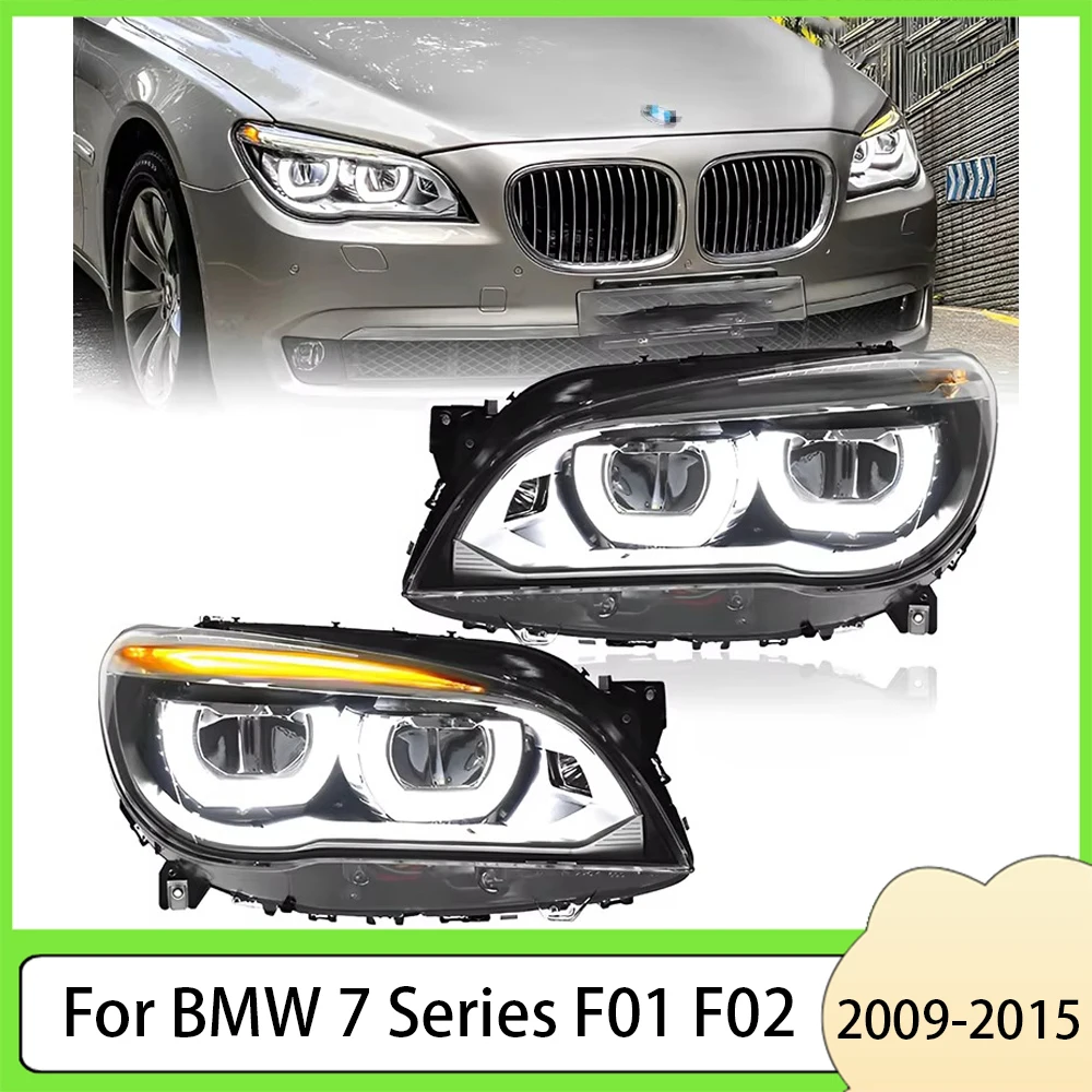 

Auto Car Lights for BMW 7 Series F01 F02 730i 740i 750i LED Projector Lens Head Lights Front Lamps
