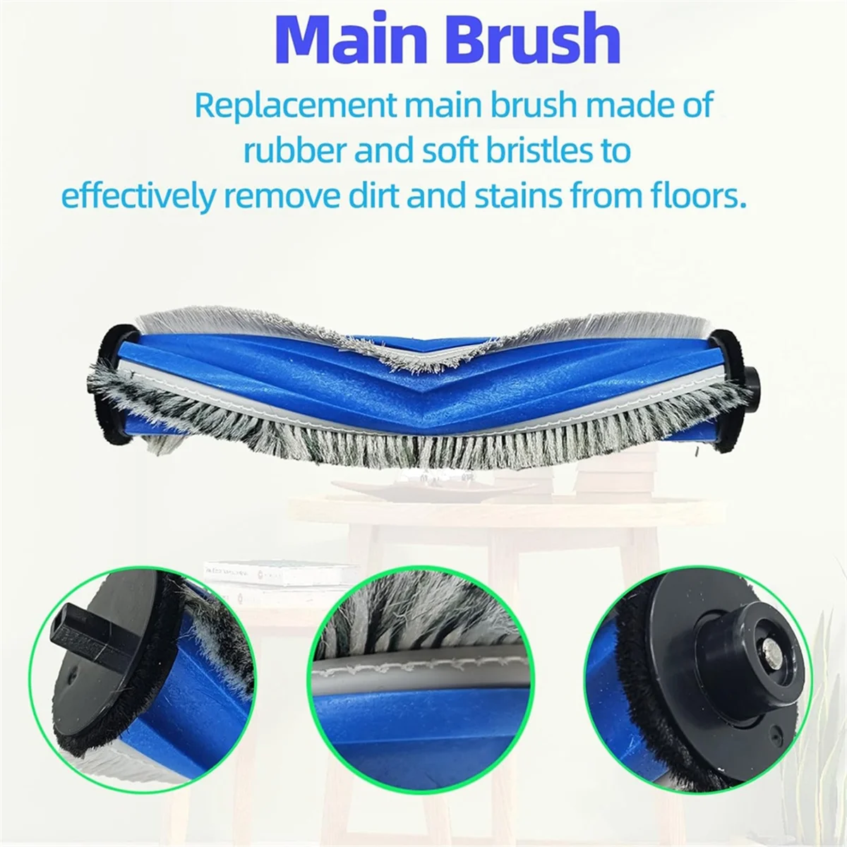 ل M12 PRO + روبوت فراغ الجانب الرئيسي فرشاة فلتر Hepa ممسحة الوسادة أكياس الغبار استبدال الملحقات عدة