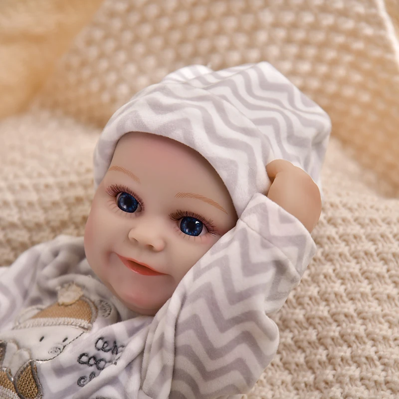 دمية طفل واقعية تولد من جديد للفتيات ، ألعاب مادي أنيقة ، دمية ابتسامة ، 40 ، 16in #5