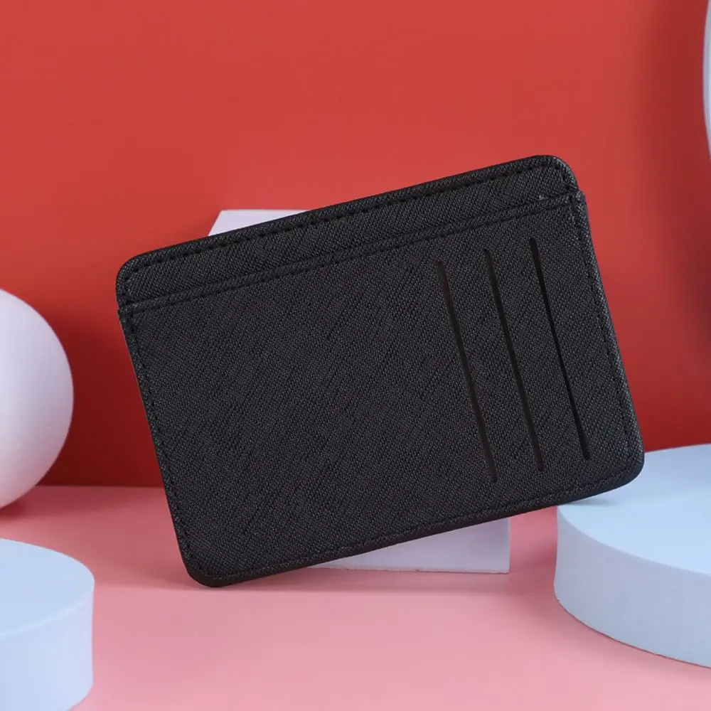 Simple Sweet PU Leather Solid Color Multifunctional For Men Purse Wallets Money Bag Korean Card Holder Women Coin Purse